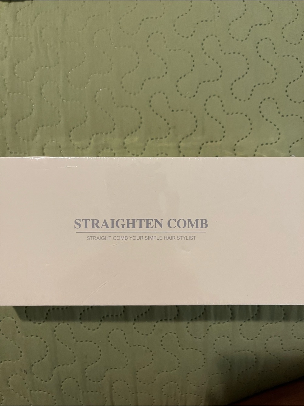 Able White Straighten Comb Boxed Hair Comb